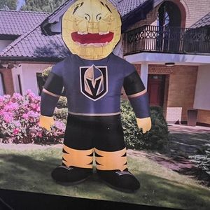 NHL-LED LIT 7FT INFLATABLE TEAM MASCOT- LAS VEGAS GOLDEN KNIGHTS